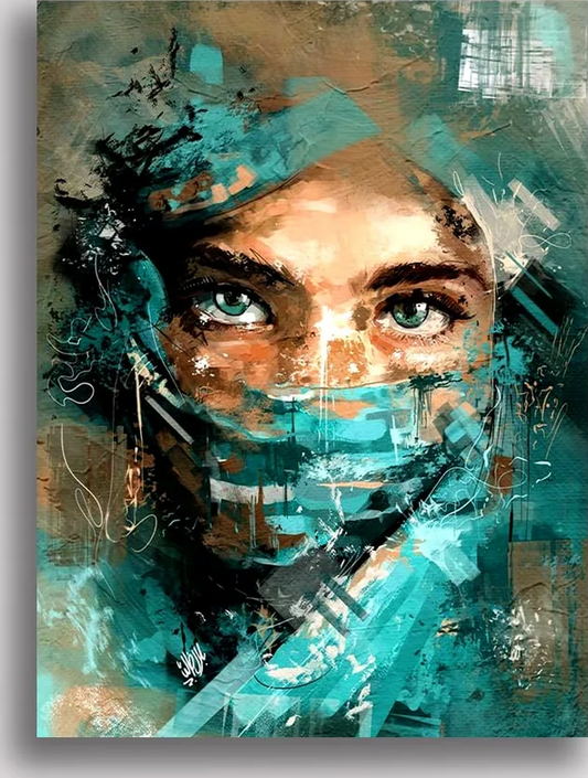 Abstract Canvas Painting Wall Frame: A Very Affordable Painting Frame From The Seven Colours