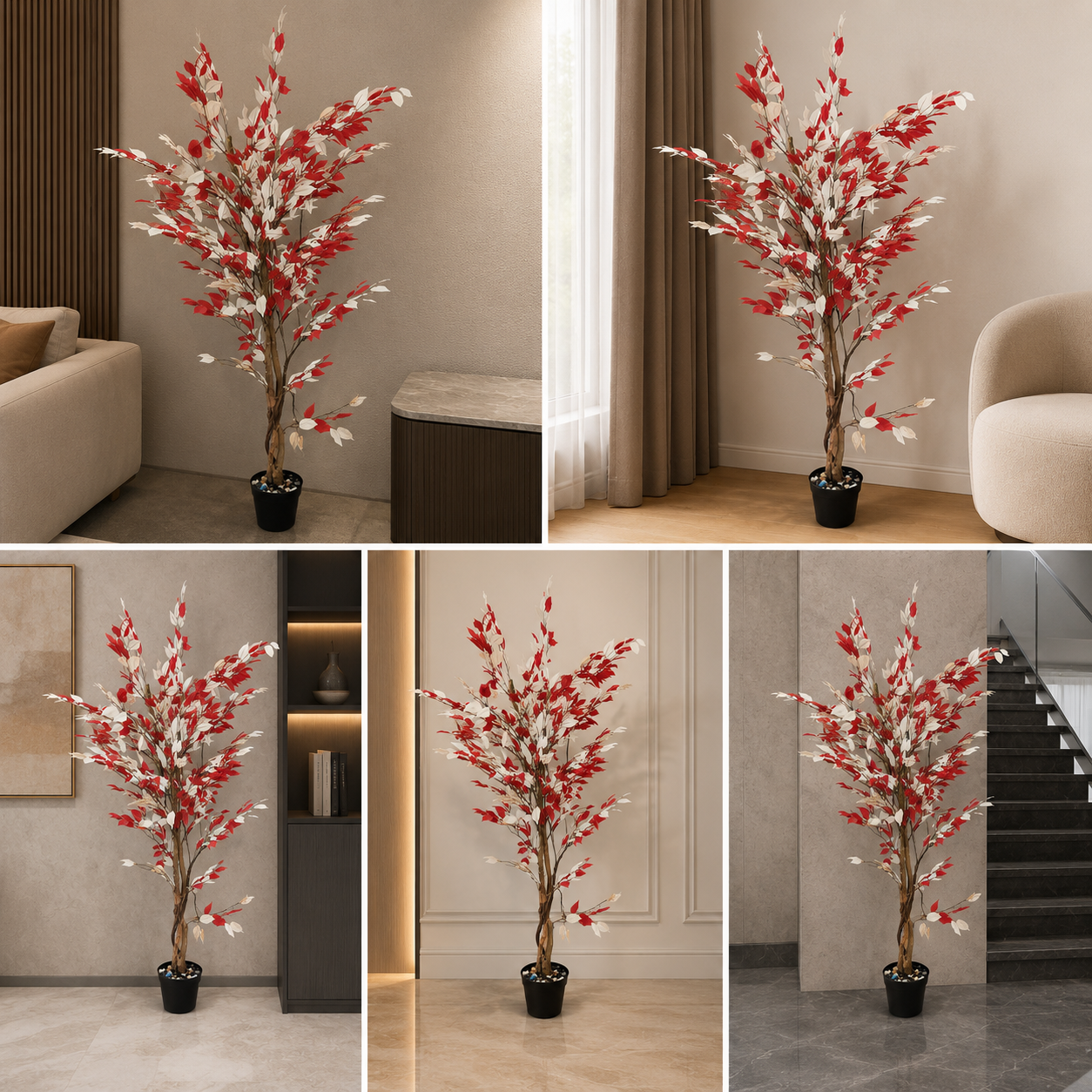 War Eagle Faux Ficus Tree for living room and Garden Decor Height 200 cm