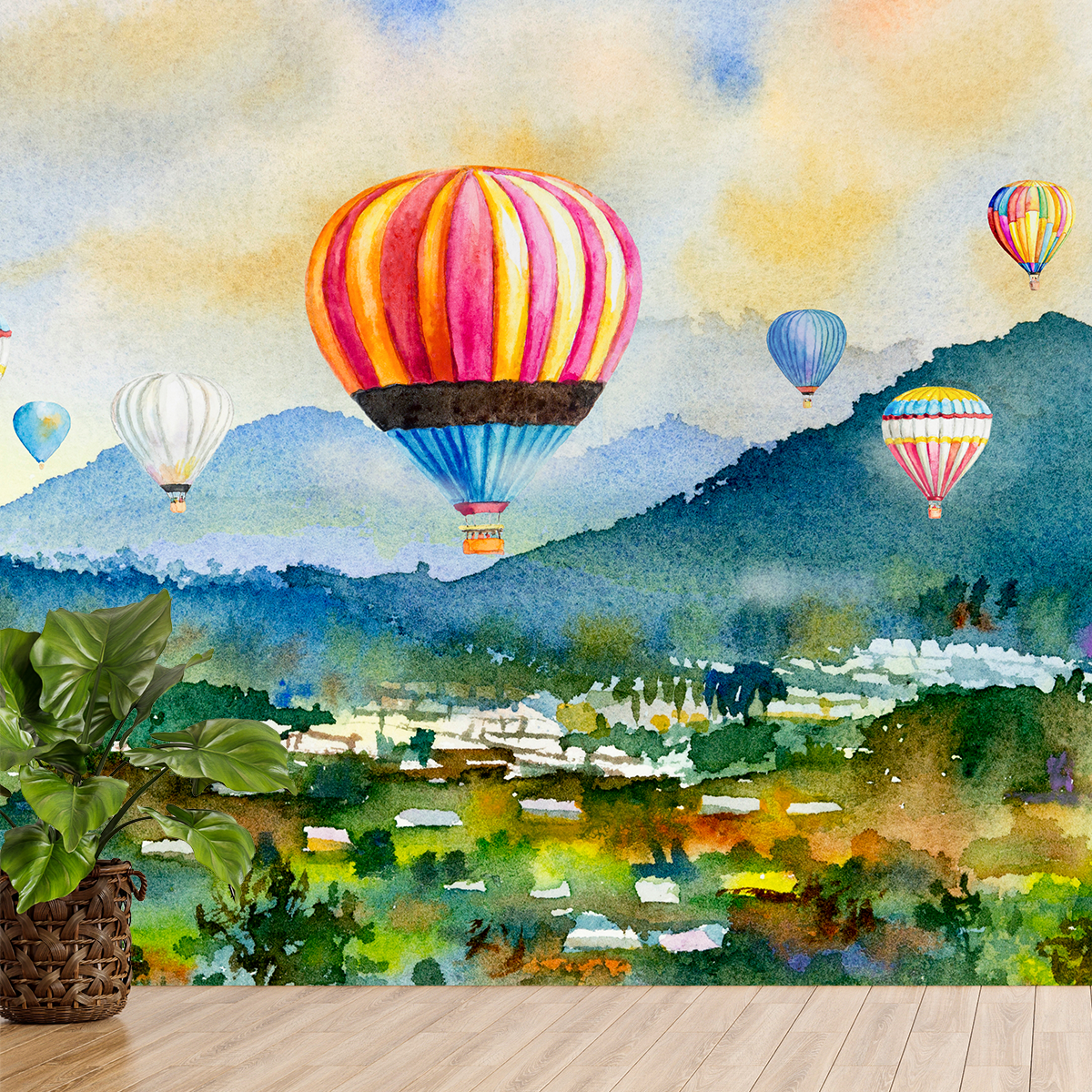 Premium Abstract Landscape Wallpaper for Home Walls | HD Self Adhesive Wallpapers