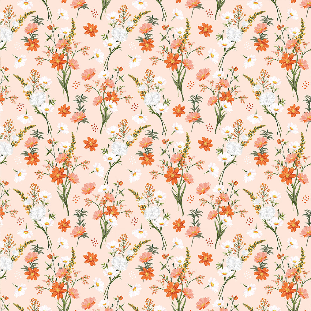 Premium Floral Artful Wallpaper for Living Room