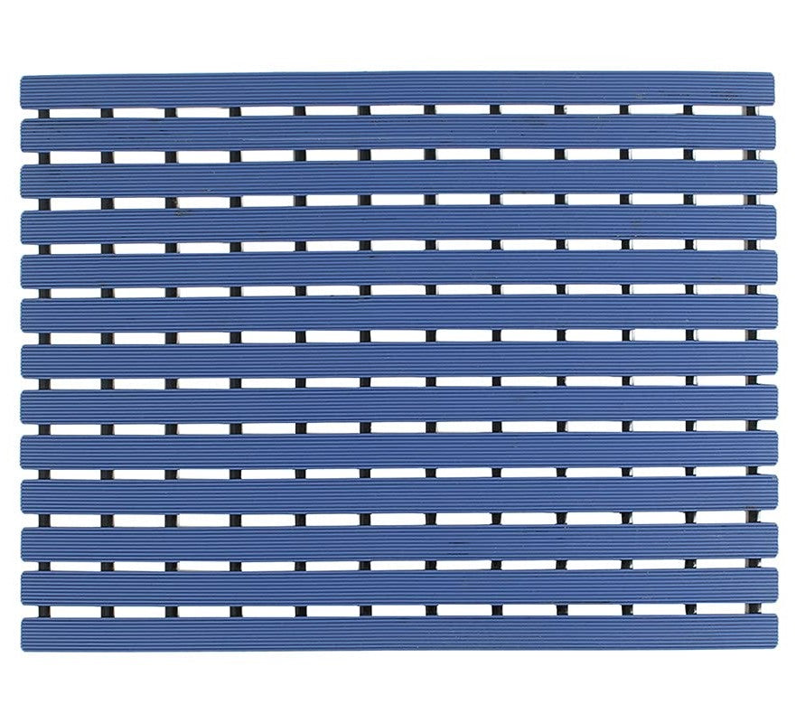 Non-Slip Shower Mat for Bathrooms, Laundry Room (Blue)