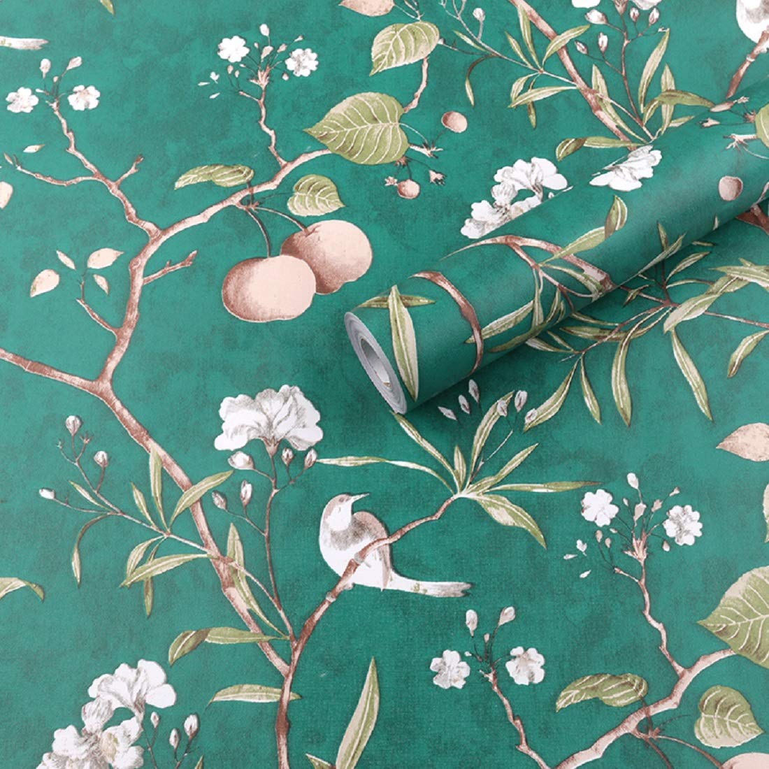 Self Adhesive Wallpaper for Living Room, Bedroom, Office Easy to Stick PVC Waterproof Peel and Stick Wall Paper for Home décor 45x300cm