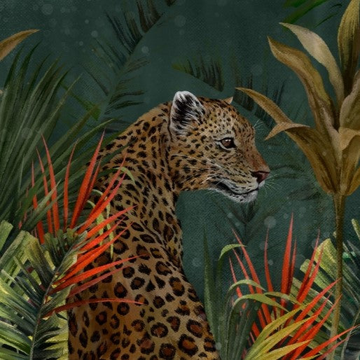 Premium Tiger in a Forest Landscape Wallpaper for Living Room