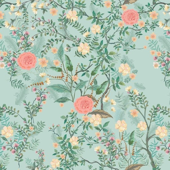 Premium Floral Artful Wallpaper for Living Room