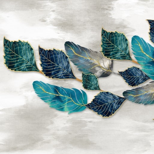 Premium Big Leaves Wallpaper for Living Room
