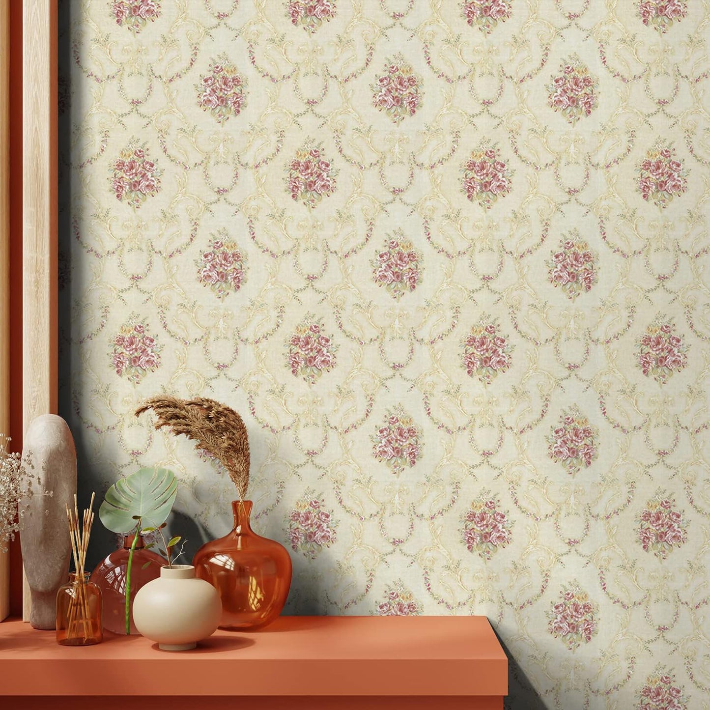 Peel and Stick Wallpaper, Self Adhesive DIY Wall Sticker for Bedroom Hall Living Room Kitchen Home & Office, PVC Coated & Waterproof Surface Scratch Resistant – 45 x 300cm