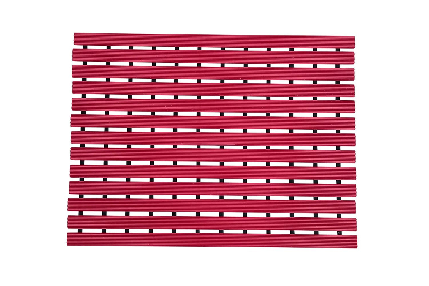 Non-Slip Shower Mat for Bathrooms, Laundry Room (Burgundy)