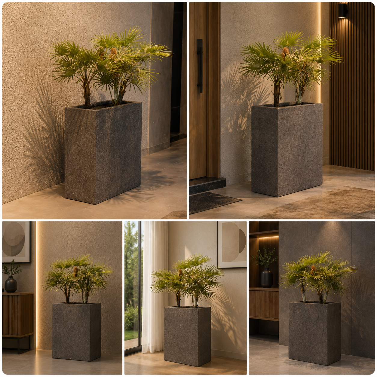 Designer Planters Pots for Balcony Décor | Lightweight FRP Pots for Plants
