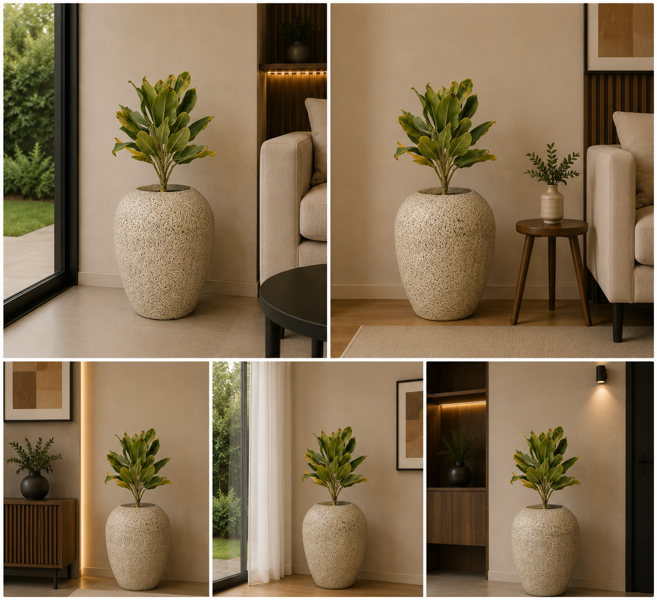 Planters Pots for Decors, Giftings | FRP Pots and Planets for Office Decors