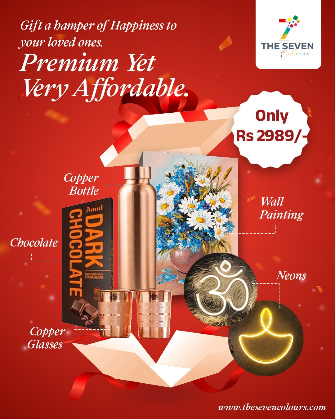 The Seven Colours Hamper Box for Gifting's | Gifting Ideas | Best Diwali Gift