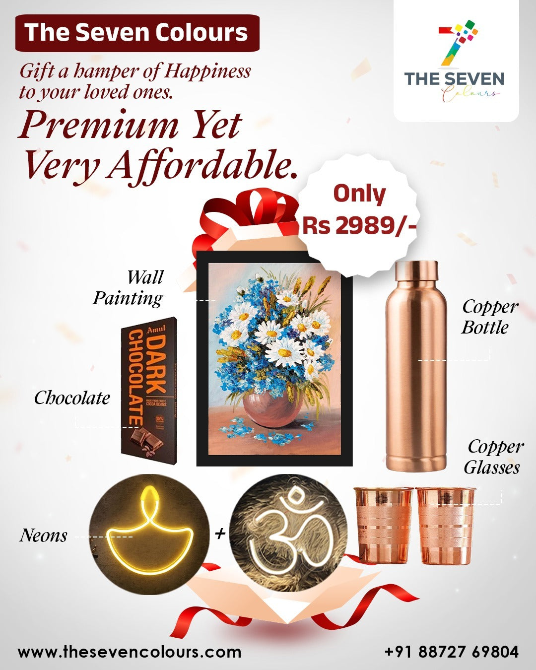 The Seven Colours Hamper Box for Gifting's | Gifting Ideas | Best Diwali Gift