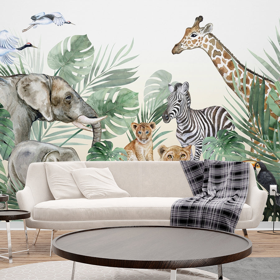 Premium Forest Theme Wallpaper for Kids Room Bedroom Jungle Theme Forest Them