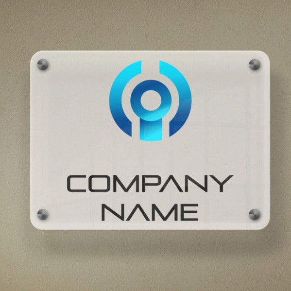 Round Acrylic Salon Sign Board | Custom 3D Logo Wall Sign for Beauty Studio & Hair Salon Branding