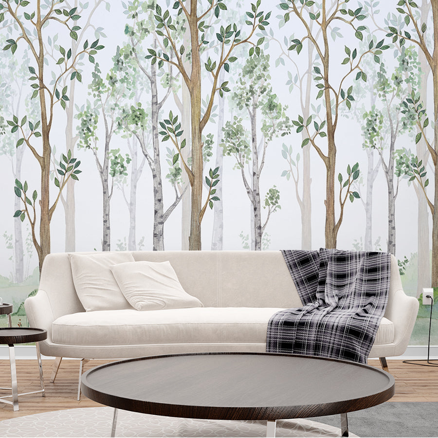 Premium Forest Landscape Wallpaper for Kids Room Bedroom