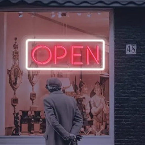 Neon Light Sign Open Word | Custom Neon Sign | LED Neon Lights