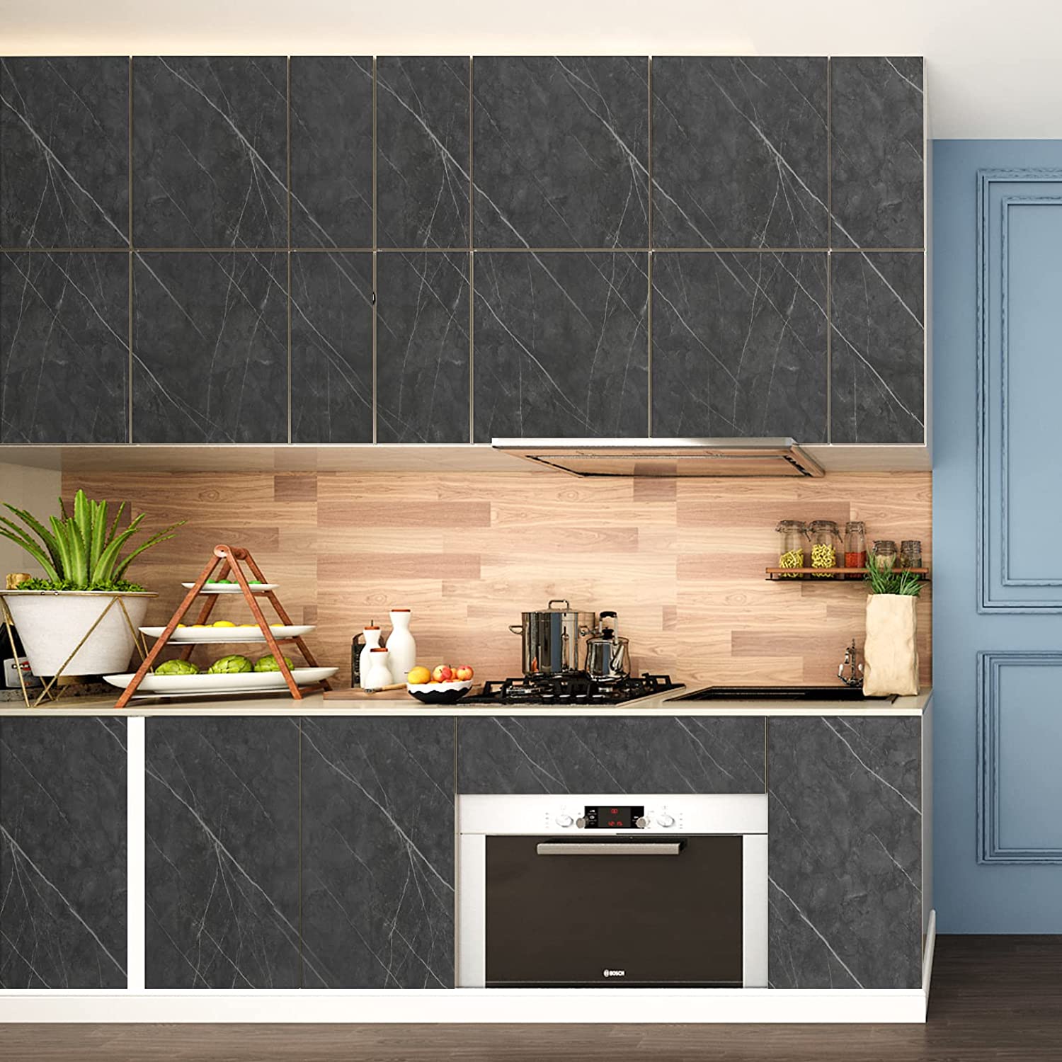 Premium Flooring Wallpaper for Floors Marble Design (4 by 2 Feet)