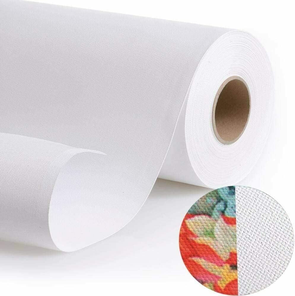 Primed painting canvas roll, suitable for painting, drawing, and sketching. High-quality art accessory designed for various mediums, including oil, acrylic, and watercolor.
