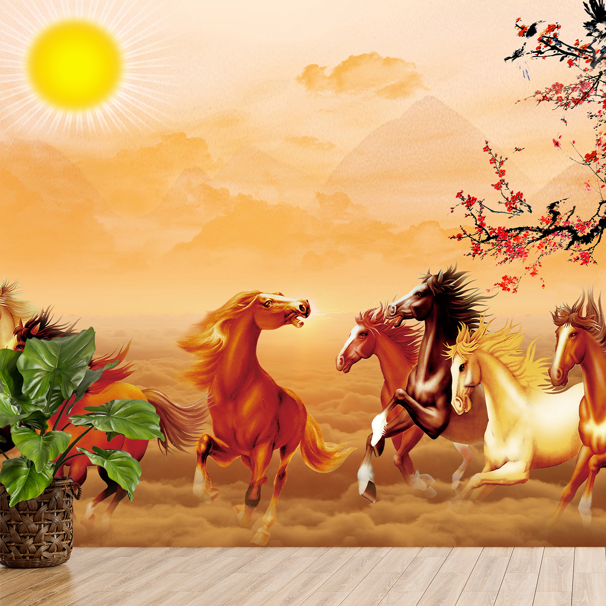 Beautiful Wallpaper Running Horses Hd Self Adhesive Wallpapers Just Peel and Stick Wallpaper