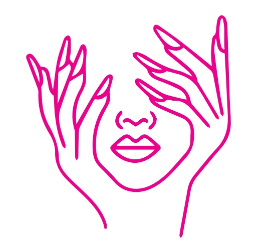 Girl Face Neon Sign Light