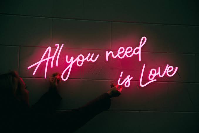 all you need is love Neon Lights Neon art sign LED strip Custom Neon Sign Customized Neon Light Wall Decor Gifting