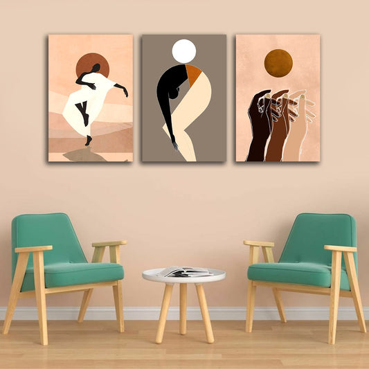 Abstract Canvas Painting Wall Frame for Living Room Wall Decoration