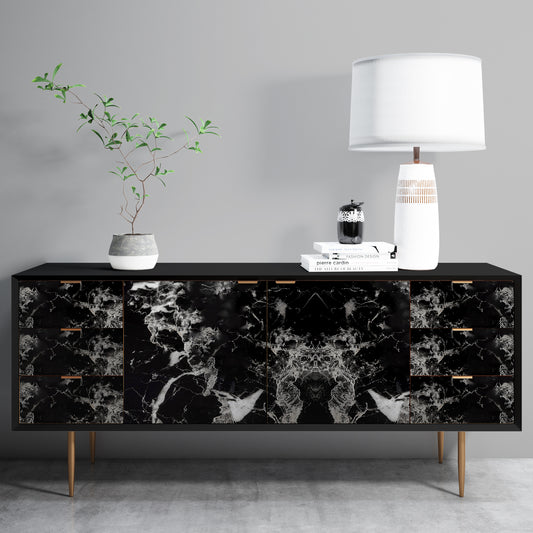 black marble 370 gsm Wallpaper Self Adhesive Mural Wallpaper Customized Wallpaper tiles