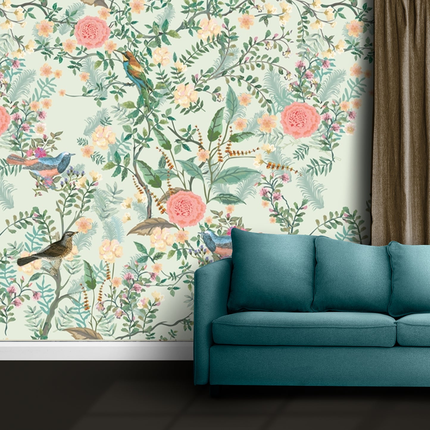 370 gsm Wallpaper Self Adhesive Mural Wallpaper Customized Wallpaper tiles