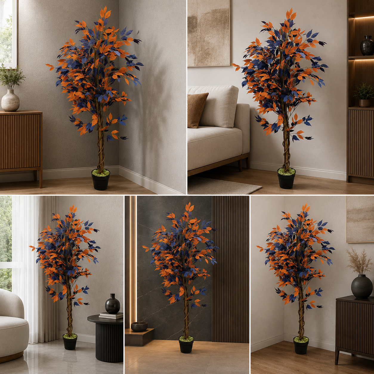 War Eagle Faux Ficus Tree for living room and Garden Decor Height 200 cm