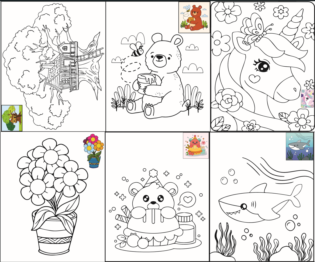 Creative Canvas Painting Kit – 10 Pre-Designed Canvases with Paint & Brushes – Perfect for Birthdays & Gifts (Canvas Set-10, 10 Brushes, 2 Paint BoxeGP8