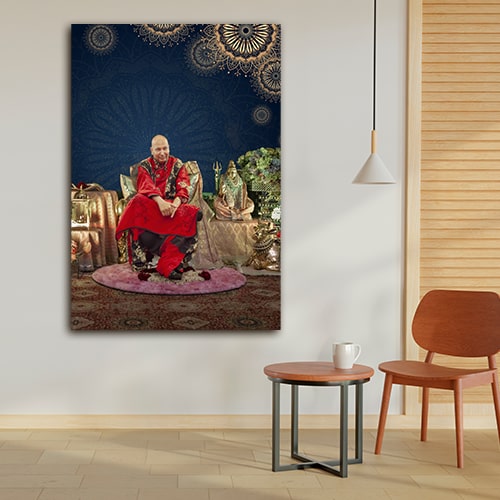 Guru ji Swaroop Photo Frame for Wall Decor | Guru ji Photo With Frame