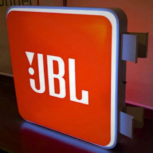 JBL LED glow sign board double side light box for shop branding retail display signage