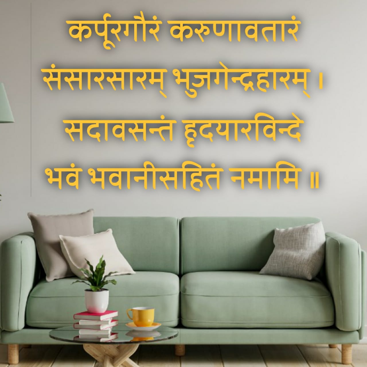 kapurgor karuntaan wall decal for decoration 3D Golden Mantra Wall Decor for Living Room Sanskrit Mantra Decor Acrylic self adhesive
