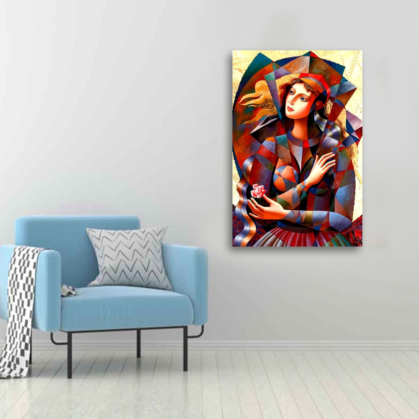 Abstract Canvas Painting Frame Wall for Living Room Wall Decor