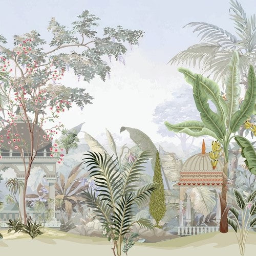 garden 370 gsm Wallpaper Self Adhesive Mural Wallpaper Customized Wallpaper tiles