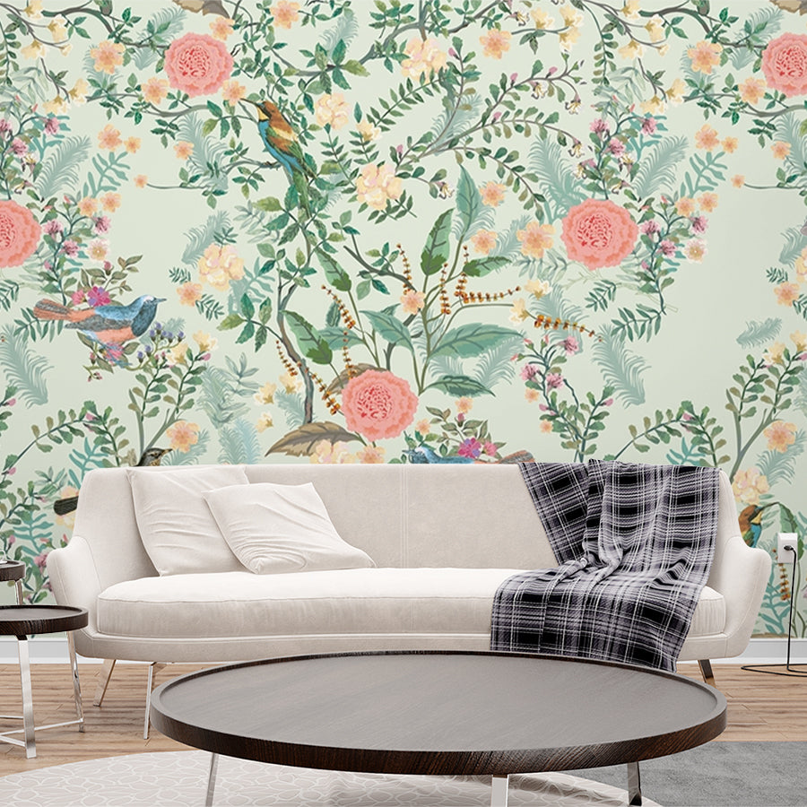 370 gsm Wallpaper Self Adhesive Mural Wallpaper Customized Wallpaper tiles