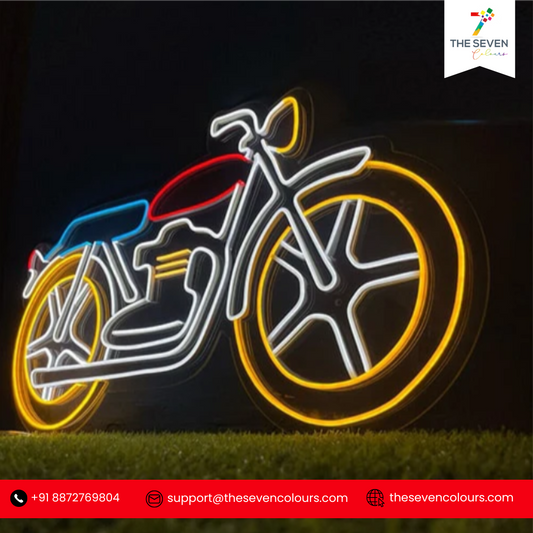 Ride in Style: Unveiling the Artistry of our Beautiful LED Neon Light Bike Design