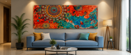 Vibrant Abstract Wall Paintings: Transform Your Home with Modern Artistic Decor