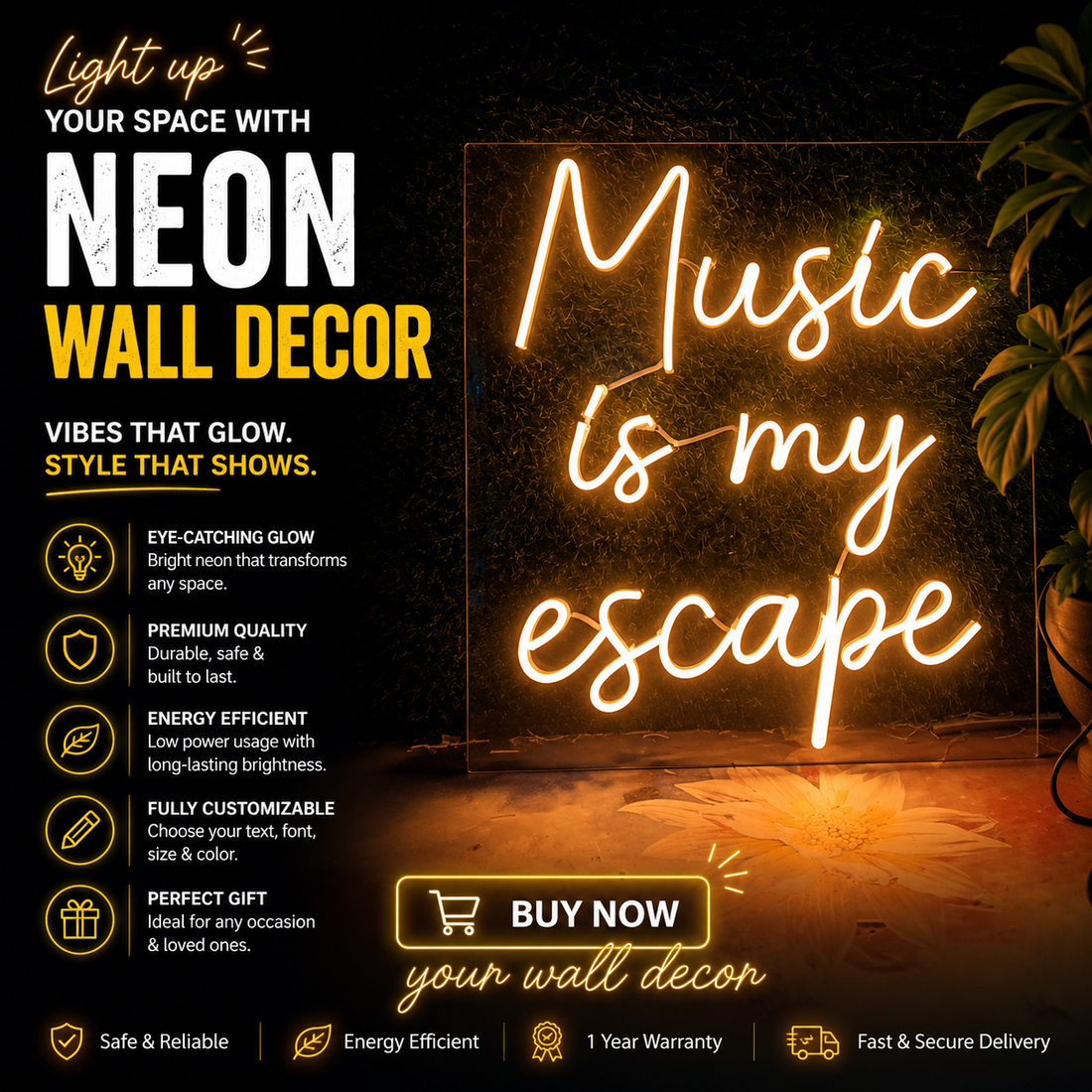10 Stunning Custom Neon Sign Ideas for Modern Indian Homes