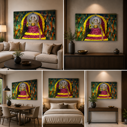 Khatu Shyam ji Photo Wall Frame for Living Room Wall Decor