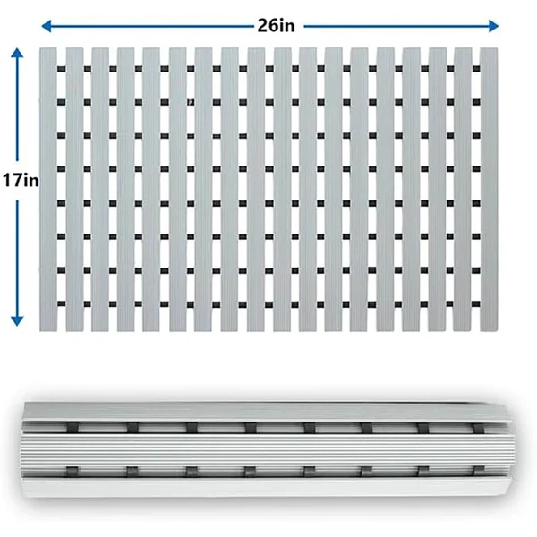 Modern PVC Silicone Bath Mat – Anti-Skid for All Showers (43x61 cm)