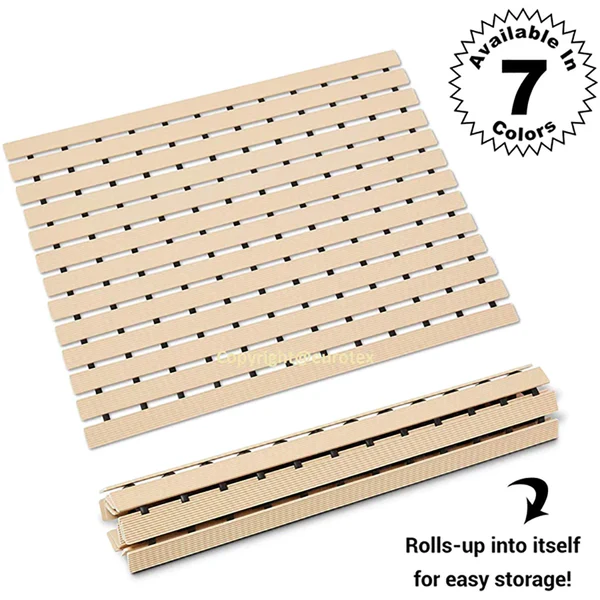 Slip-Resistant PVC Shower Mat – Silicone Grip for Stability