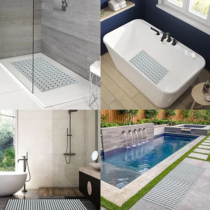 Modern PVC Silicone Bath Mat – Anti-Skid for All Showers (43x61 cm)