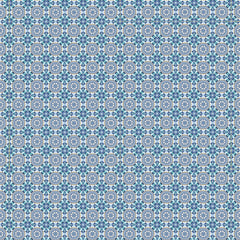 Blue Floral Pattern Wallpaper Self Adhesive for Bedroom