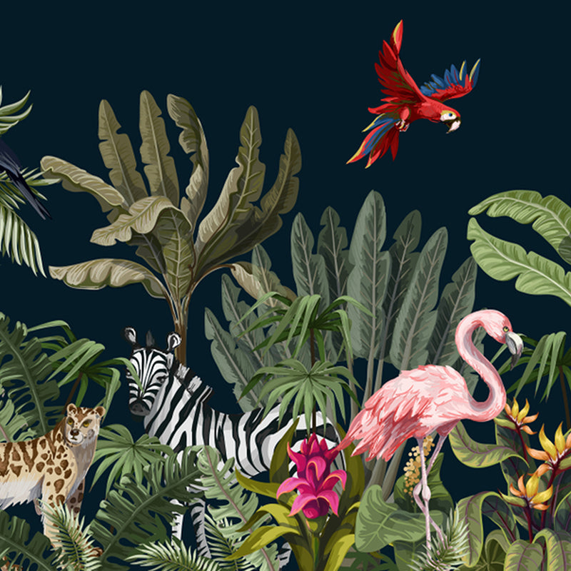 Forest Theme Self- Adhesive Wallpaper