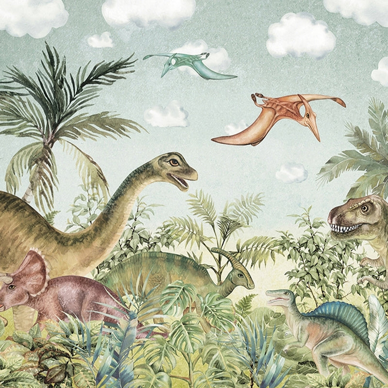 Animals Theme Wallpaper for Kids Room Self Adhesive Hassle Free