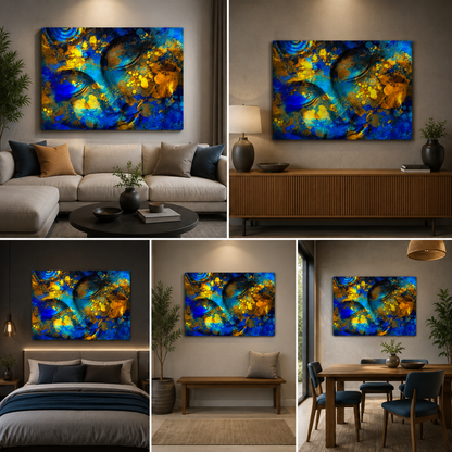 Lord Buddha Painting for Living Room Wall Decor