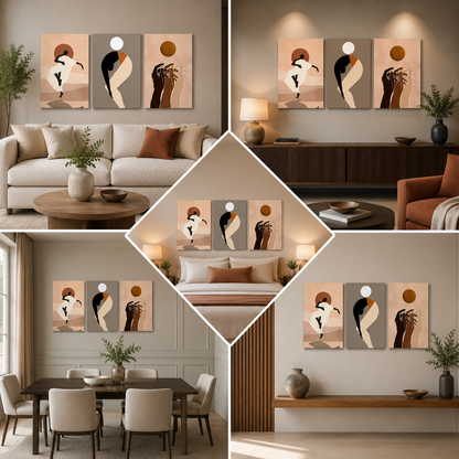 Canvas Painting Wall Frame for Home Wall Decor (12x18 In)
