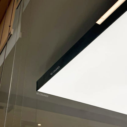 LED Fabric Light Panel | Curved Backlit Ceiling Light for Modern Interiors