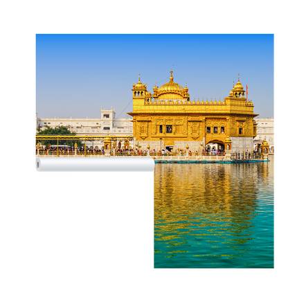 Golden Temple HD Self Adhesive Wallpapers