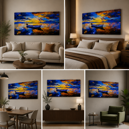 A Sea Landscape Painting Wall Frame for Living Room Wall Decor